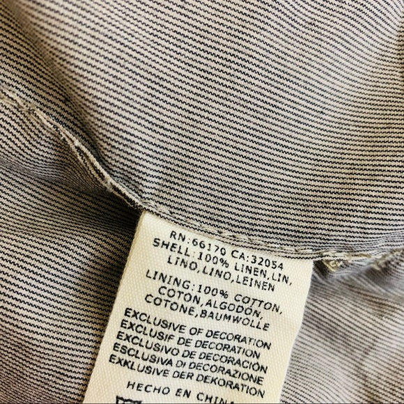 Anthropologie Marrakech Linen One Button Blazer M - Picture 10 of 10